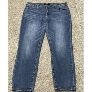 Judy Blue Jeans Women 32 Relaxed Fit Stretch 34x25 Mom Denim Pants JB82102DK